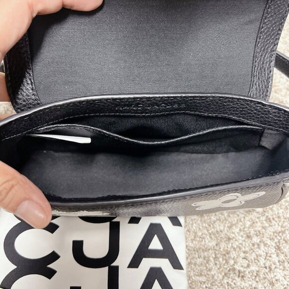 Marc Jacobs DAISYCLOVER The Clover Floral Leather Clutch Shoulder Crossbody- NEW - Picture 12 of 12